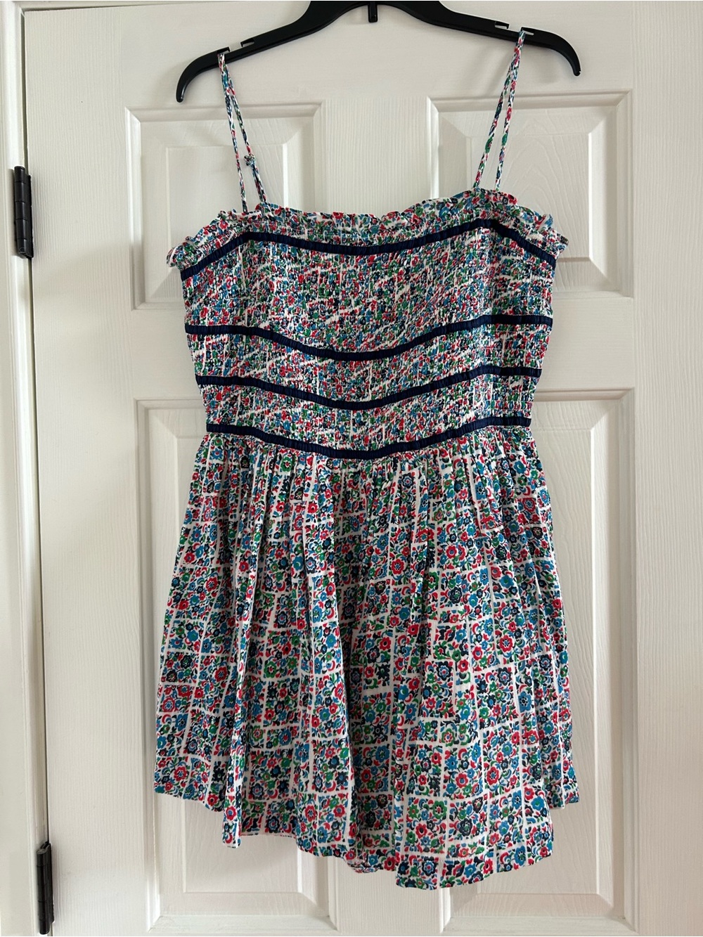Free People Floral Smocked Romper- NWT